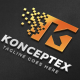 Konceptex K Pixel Letter Logo