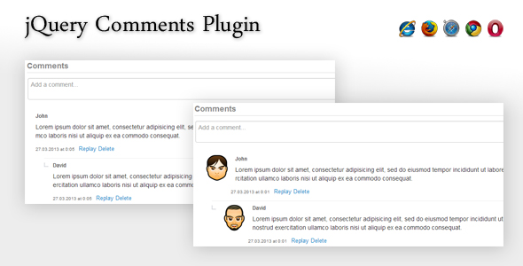 jQuery Comments Plugin