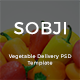 SOBJI - Online Vegetable Delivery Service PSD Template