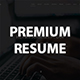 Premium Resume One Page HTML Template