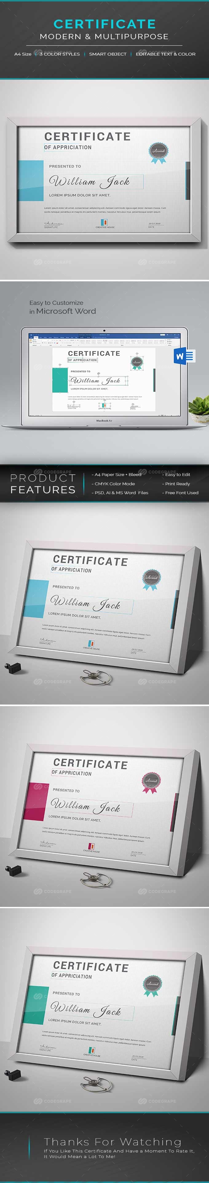 Certificate Template