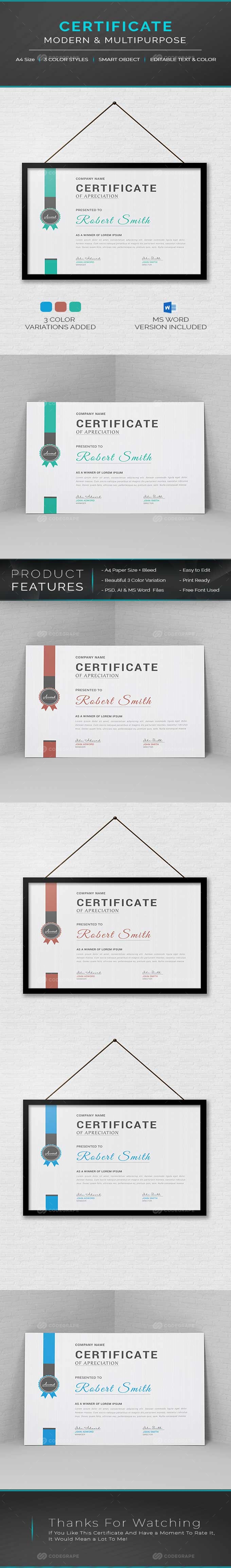 Certificate Template