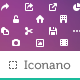 Iconano - 208 Micro Vector Icons