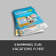 Flyer Swimming Fun Vacations Include Gift Vouchers