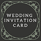 Flower Wedding Invitation Card