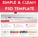 Simple and Clean PSD Template