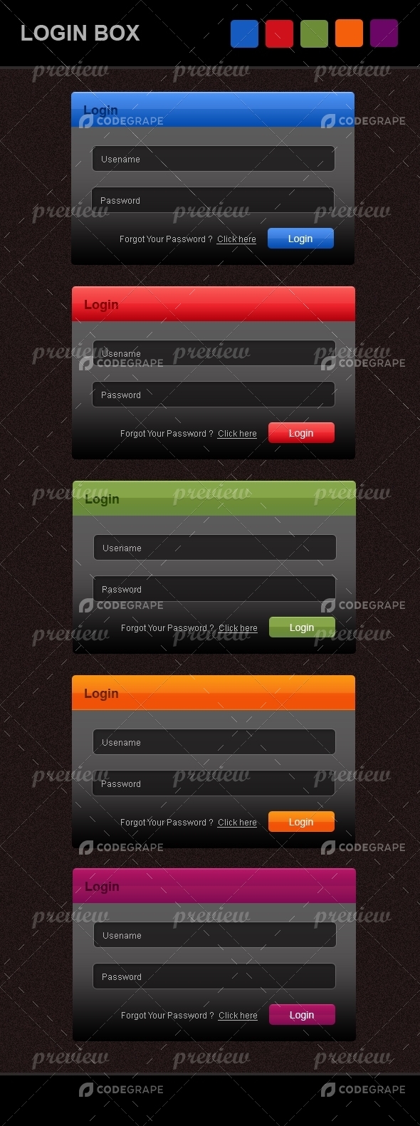 Login Box