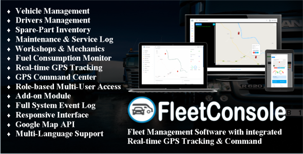 Fleet Management Software + GPS Tracking