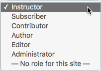 WordPress Roles