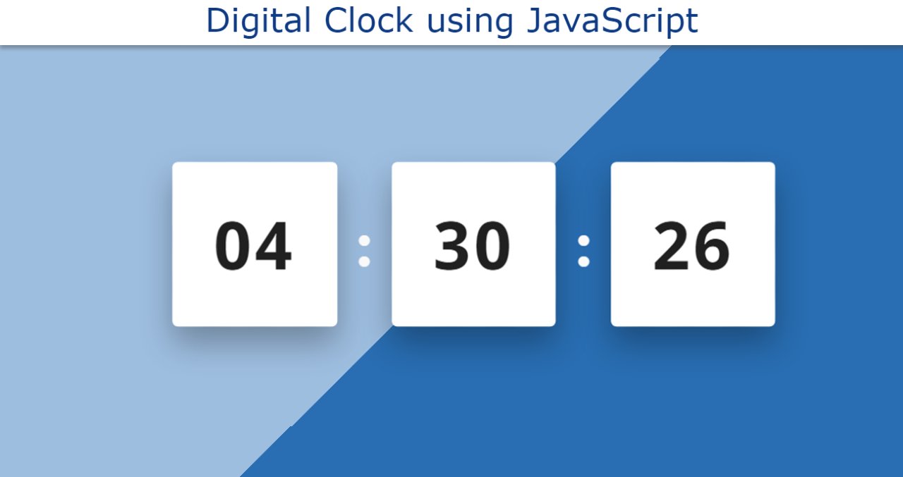 Digital Clock using JavaScript