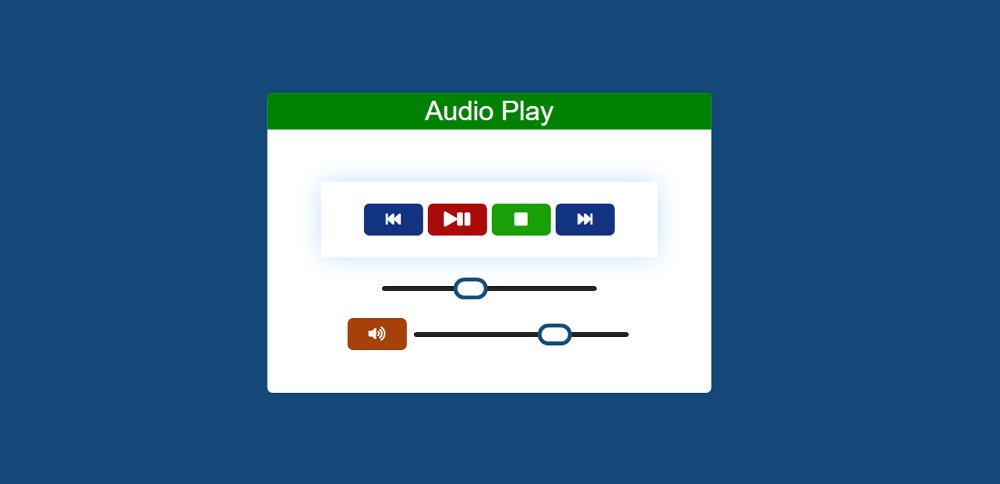 Simple JavaScript Audio Player for Beginners