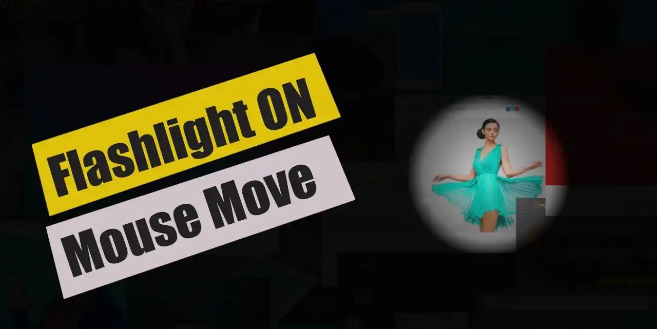 Flashlight Effect using HTML CSS