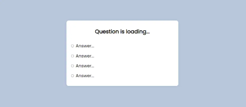 Answers to javascript quiz application