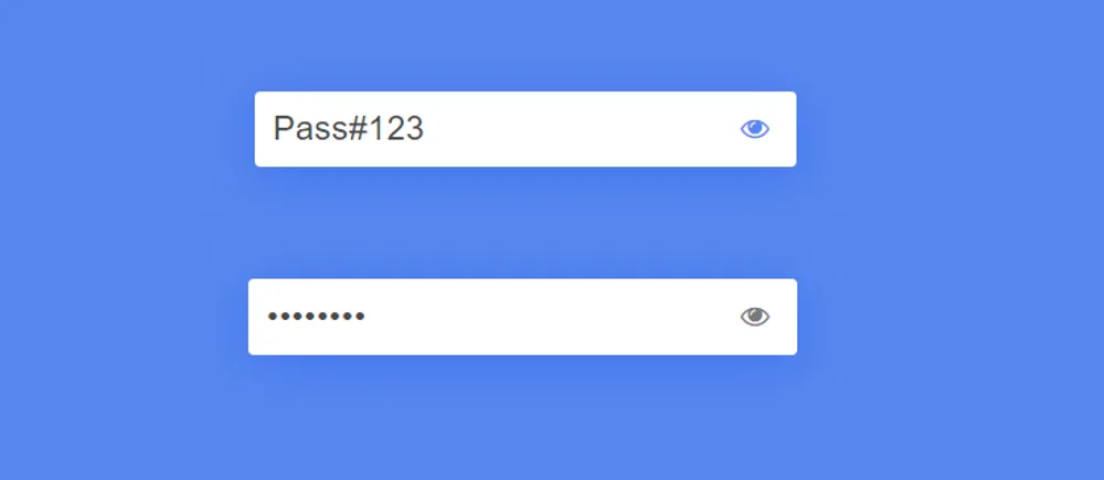 Show-Hide Password Toggle in JavaScript