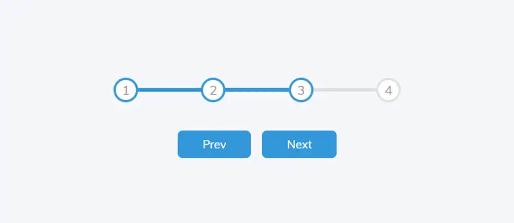 Activate the Step Progress Bar with JavaScript