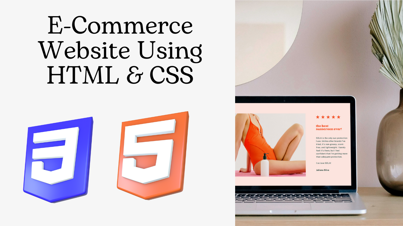 E-Commerce Website Using HTML, CSS & Javascript