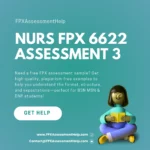 NURS FPX 6622 Assessment 3