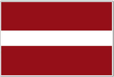 Drapeau de la Lettonie
