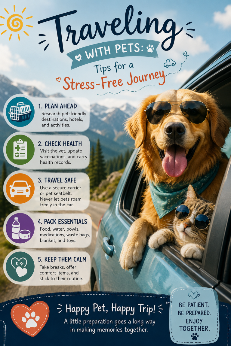 Traveling with Pets: Tips for a Stress-Free Journey