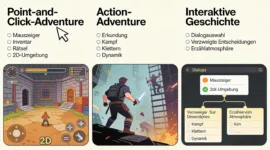 Adventure-Spiele erklärt: Point-and-Click, Action-Adventure und interaktive Geschichten im Überblick Adventure-Spiele erklärt