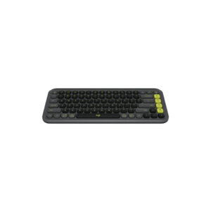 Logitech POP Icon Keys Bluetooth Keyboard In Black And Green Images-2 Gamesncom.com