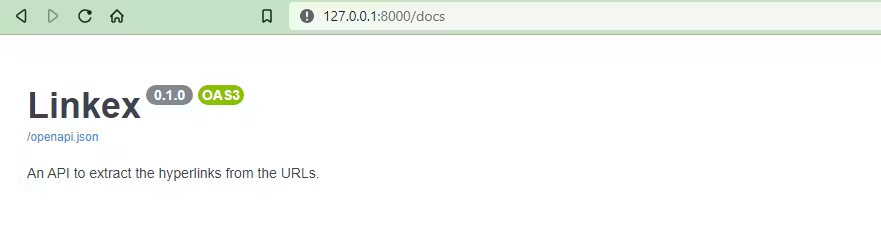 Title and description of the API