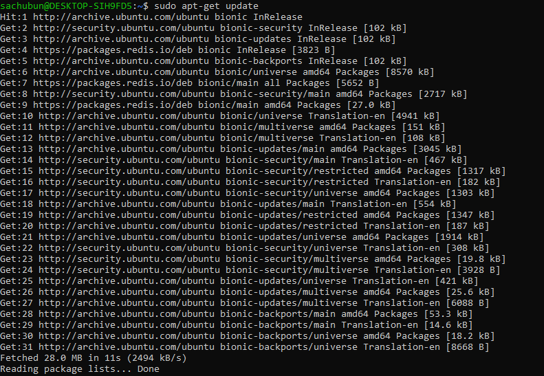 Updating