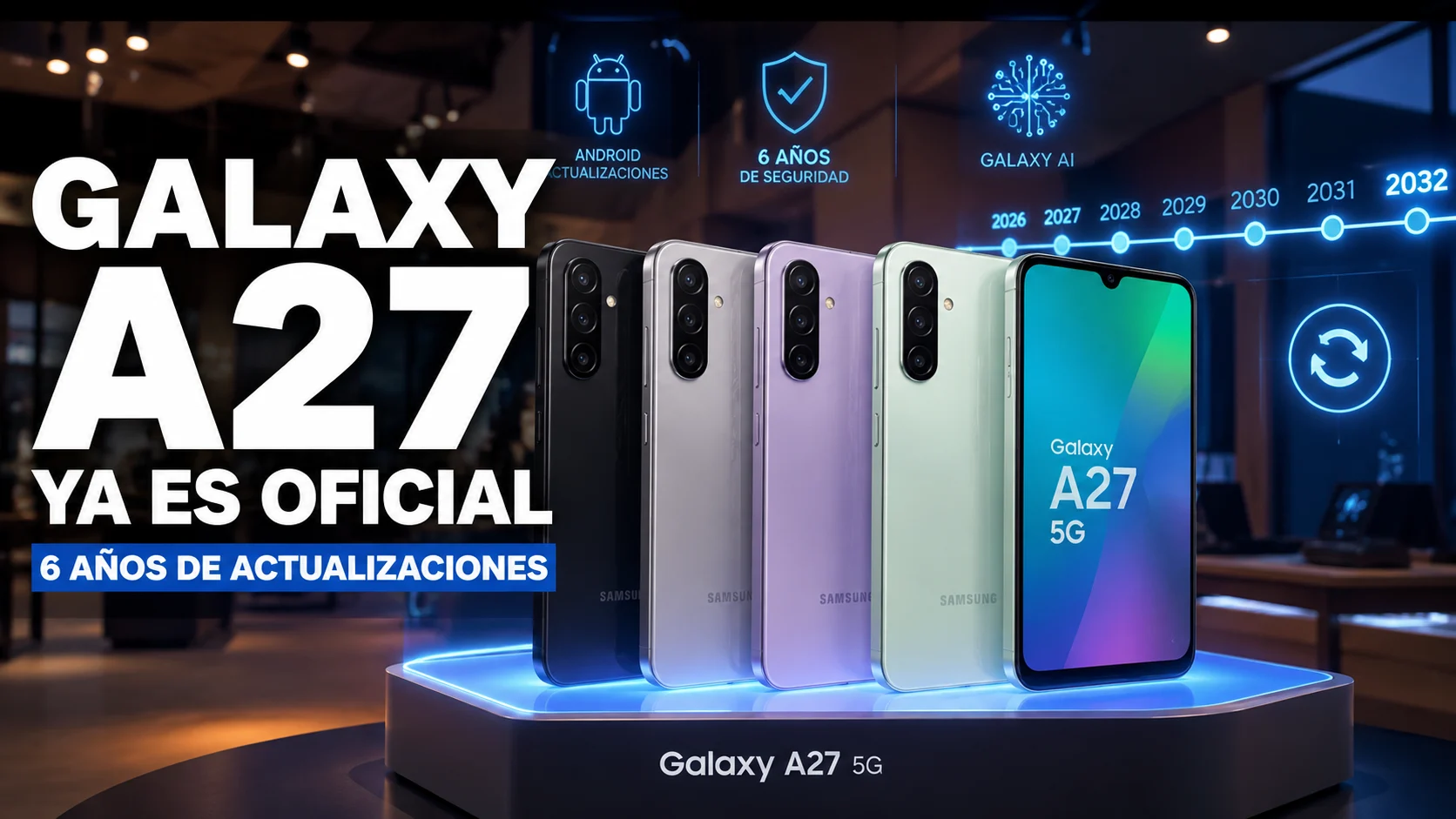 El nuevo Samsung Galaxy A27 promete ser el rey de la gama media El nuevo Samsung Galaxy A27 promete ser el rey de la gama media