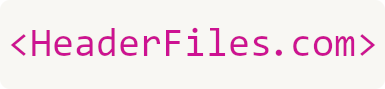 HeaderFiles.com