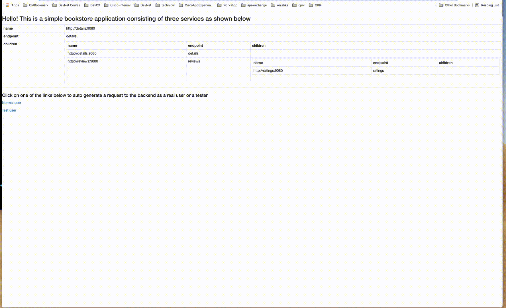 Application Browsing