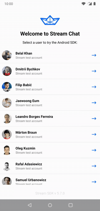 UI Components Sample App Preview