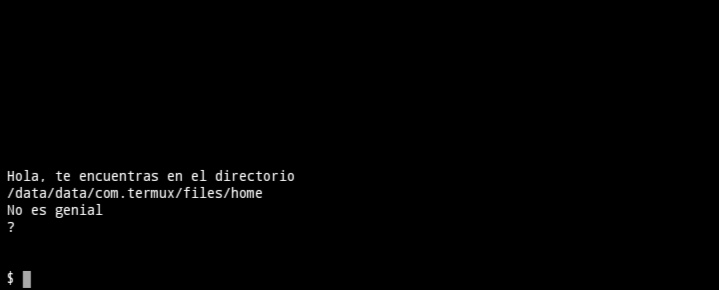 Salida del comando echo en multiples lineas