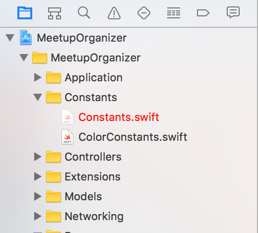 Missing Constants.swift file error