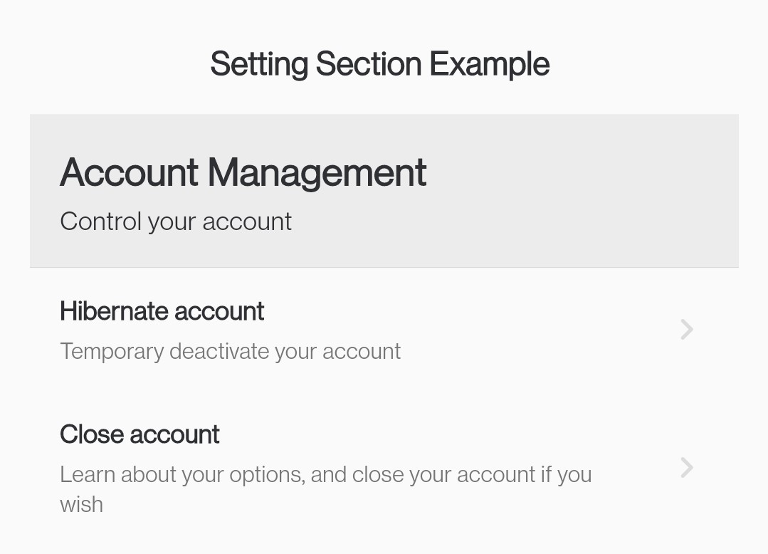 SettingSection