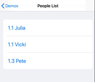Plain list updates with CombineDataSources
