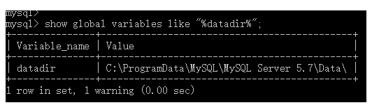 show-global-variables