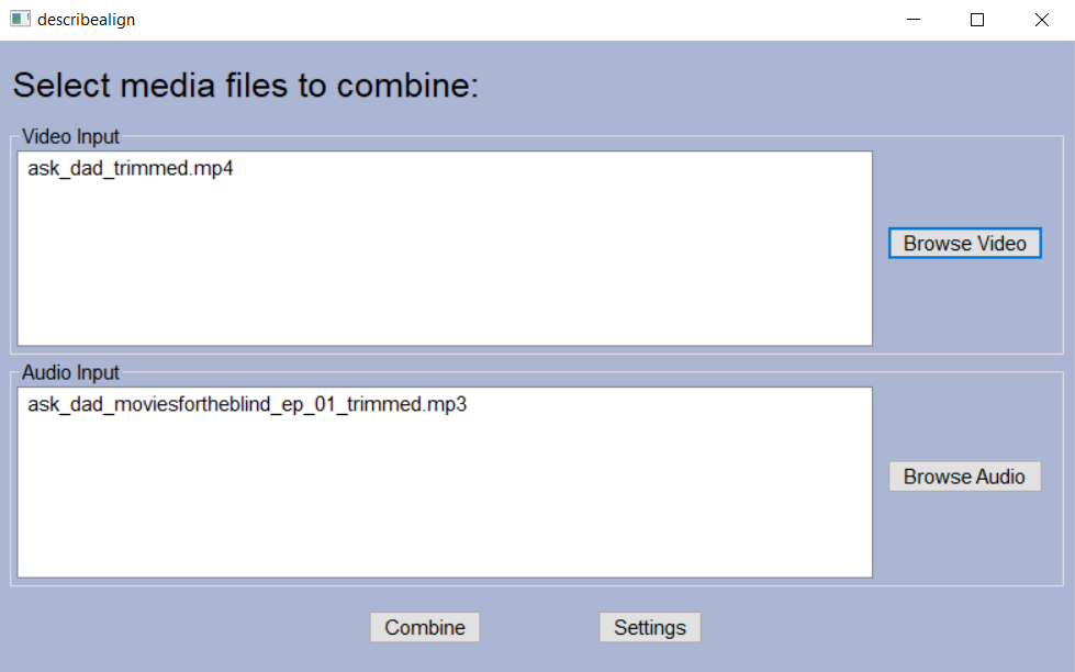 GUI main filled