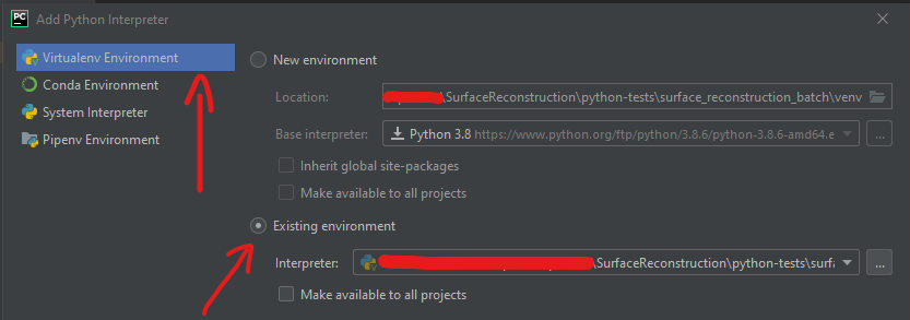 pycharm-python-intepreter