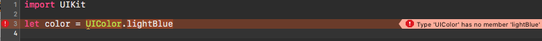 Typical Xcode error