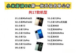 小米澎湃OS界面曝光，首批支持17款，有你的吗？-哈喽生活网