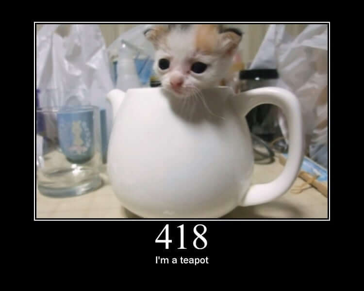 HTTP Status Cat 418