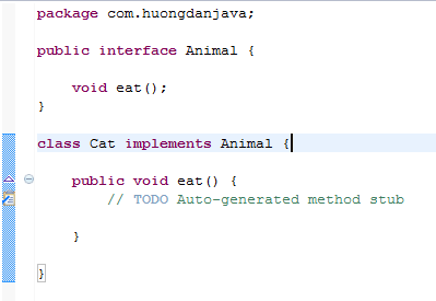 Structure of a Java file