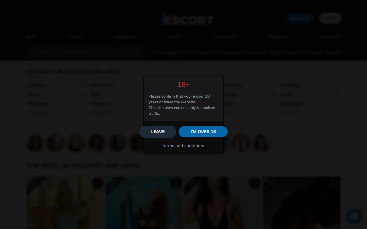 Screenshot: Uescort Screenshot of Uescort