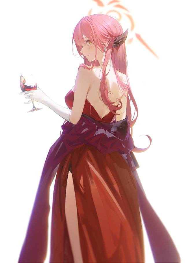 蔚蓝档案,陆八魔亚瑠,派对礼服图片