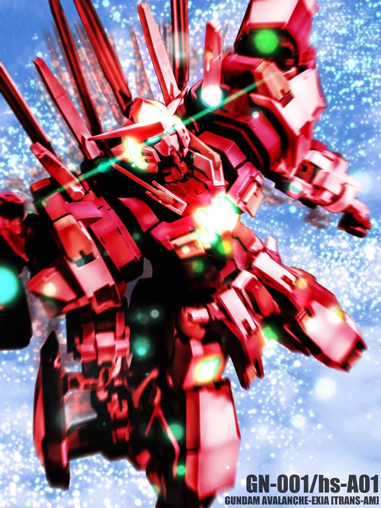 ガンダム アヴァランチエクシア(TRANSAM)|特装橙的高达插画图片