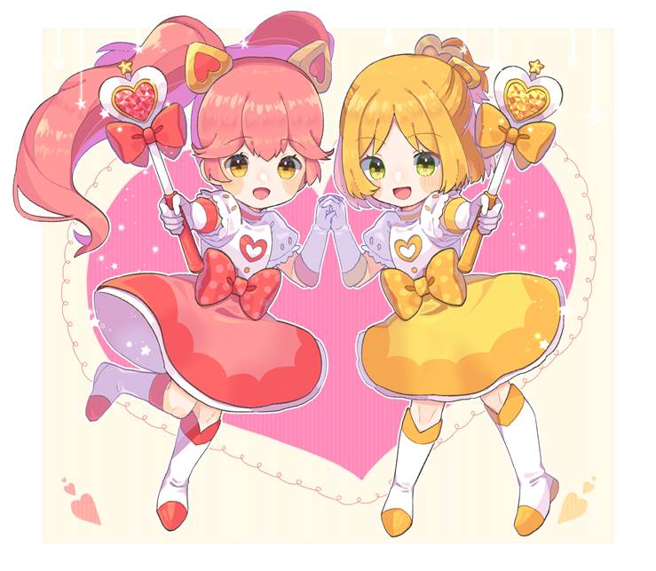 心动了!|插画师87*saku的魔法少女莉莉卡插画图片
