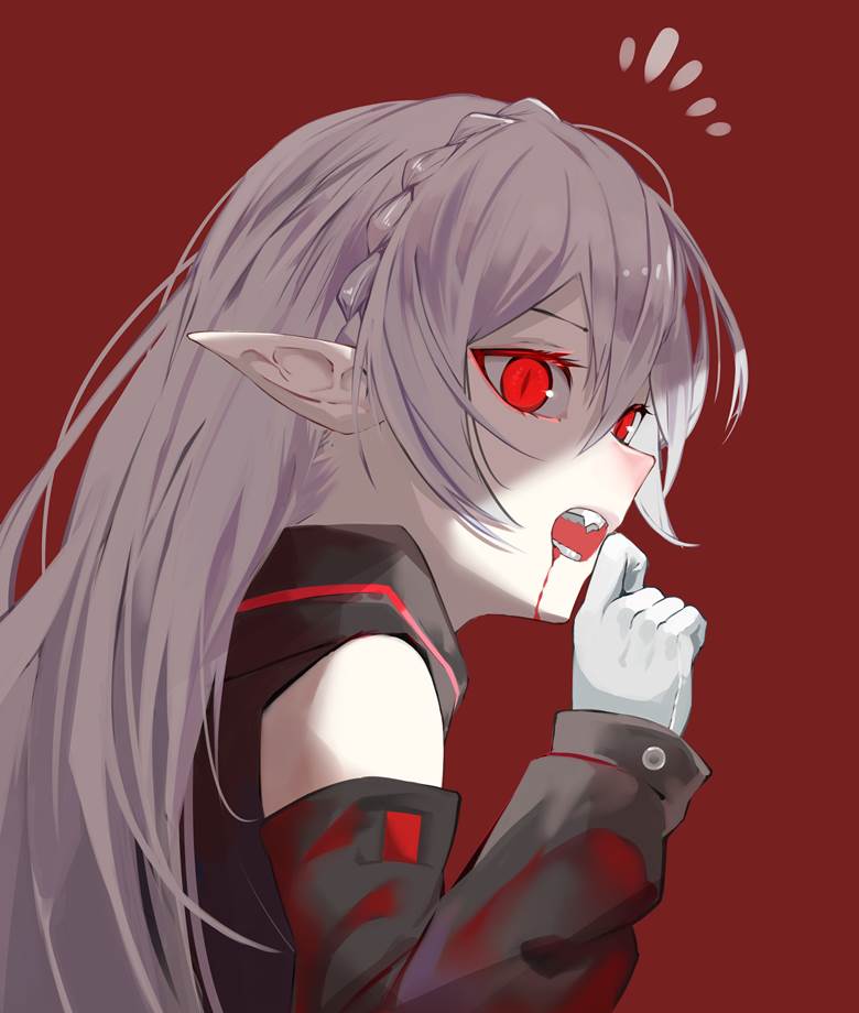 我慢できなかったワルファリン|青おに/Skbあります的华法琳插画图片
