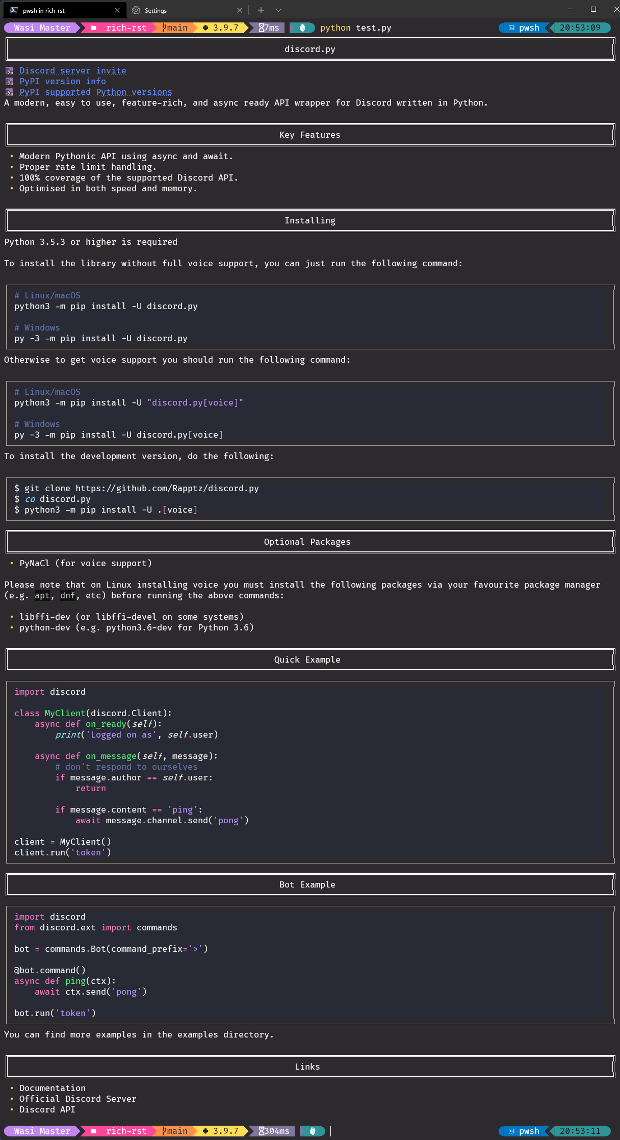 Demo of the advanced usage, truncated Demo of the advanced usage