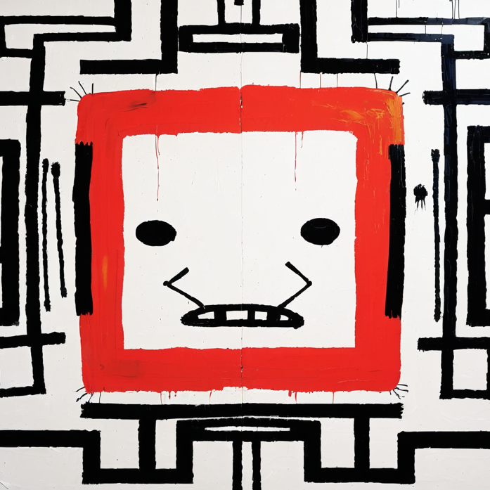 ◽️◻️ ⬜️ (square) Farcaster social identity (Fname handle) PFP