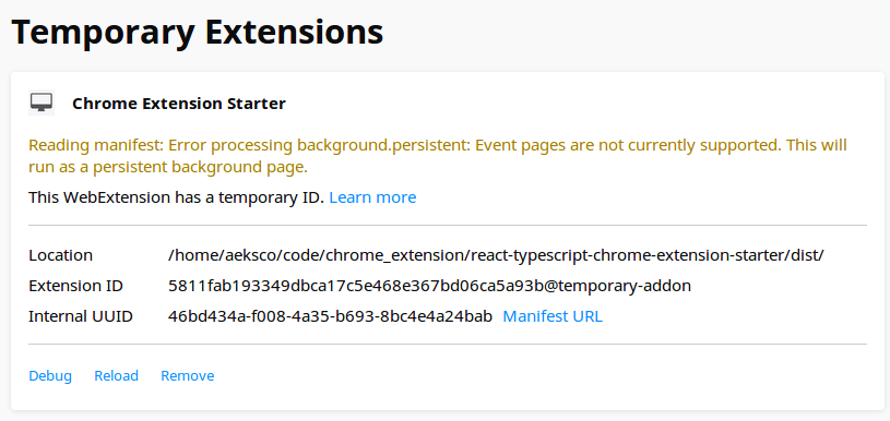 Installed Extension in Mozilla Firefox Installed Extension in Mozilla Firefox